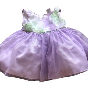 Young Land Baby Girl 12 Month dress Purple Sparkle